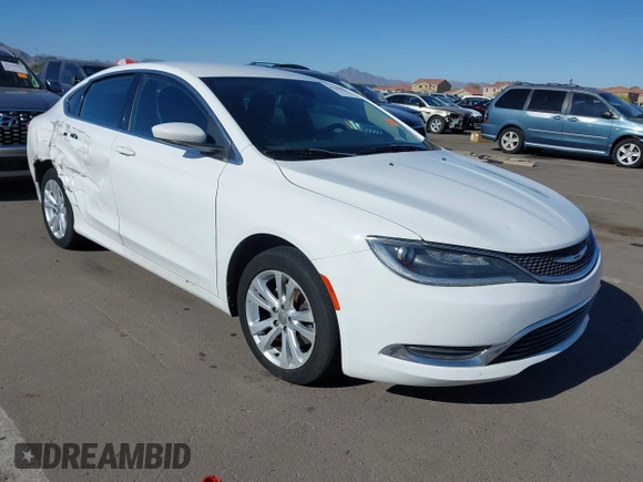 2015 Chrysler 200 Limited z VIN 1C3CCCAB7FN752316, wystawiony jako IAAI lot #42105851 z przebiegiem 126 185 mil mil oraz . Historia ofert i sprzedaży dostępna na DreamBid. Obrazek 1.