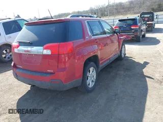 2013 GMC Terrain SLT with VIN 2GKFLVEKXD6205397, listed as a IAAI auction lot 41918708 with 111,780 mi miles and . Bid and sale history available at carsss.com. Image 4.