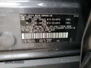 2020 Toyota RAV4 Hybrid XSE with VIN JTME6RFV3LD502316, listed as a Copart auction lot 43389425 with 39,670 mi miles and Salvage Title. Bid and sale history available at carsss.com. Image 14.