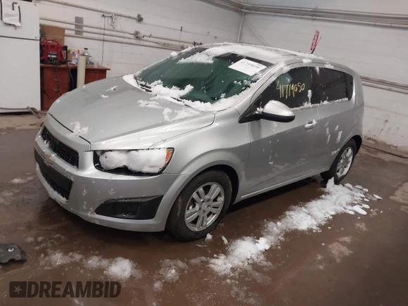 2014 Chevrolet Sonic LT with VIN 1G1JC6SB5E4234334, listed as a IAAI auction lot 41719050 with 118,755 mi miles. Bid and sale history available at carsss.com. Image 2.
