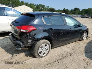 2017 Kia Forte LX with VIN KNAFK5A85H5684822, listed as a Copart auction lot 65673304 with 91,840 mi miles and Salvage Title. Bid and sale history available at DreamBid. Image 3.