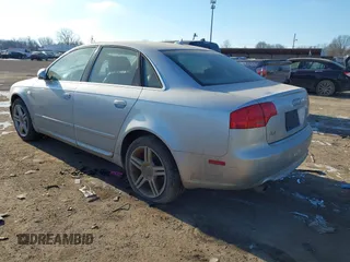 2008 Audi A4 2.0T with VIN WAUDF78E78A050728, listed as a IAAI auction lot 41400492 with 161,717 mi miles. Bid and sale history available at carsss.com. Image 3.