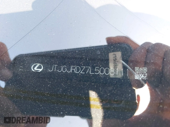 2020 Lexus NX 300h with VIN JTJGJRDZ7L5008111, listed as a IAAI auction lot 42116245 with Not provided miles and . Bid and sale history available at DreamBid. Image 9.