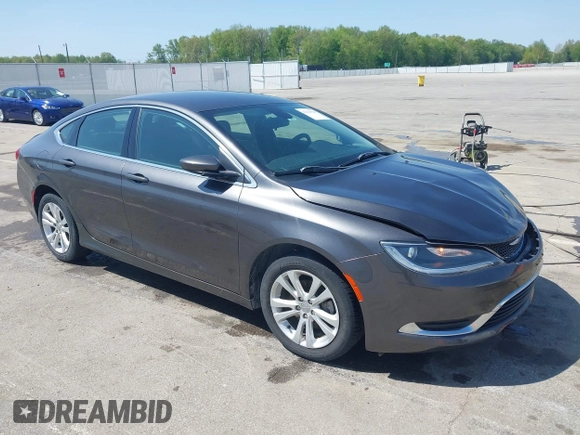 2015 Chrysler 200 Limited z VIN 1C3CCCAB2FN569986, wystawiony jako IAAI lot #42129729 z przebiegiem 100 794 mil mil oraz . Historia ofert i sprzedaży dostępna na DreamBid. Obrazek 1.