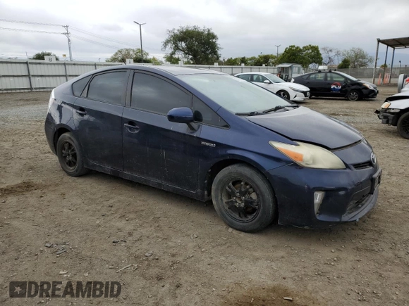 2012 Toyota Prius One with VIN JTDKN3DU1C0333210, listed as a Copart auction lot 56176955 with 227,314 mi miles and Clean Title. Bid and sale history available at DreamBid. Image 4.