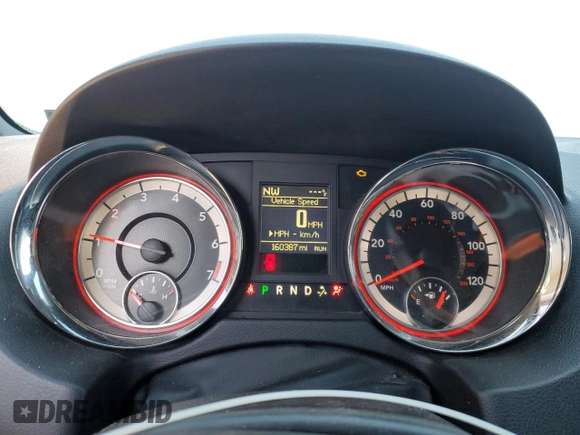 2016 Dodge Grand Caravan R/T with VIN 2C4RDGEG3GR276263, listed as a Copart auction lot 53429385 with 160,387 mi miles and Salvage Title. Bid and sale history available at DreamBid. Image 9.