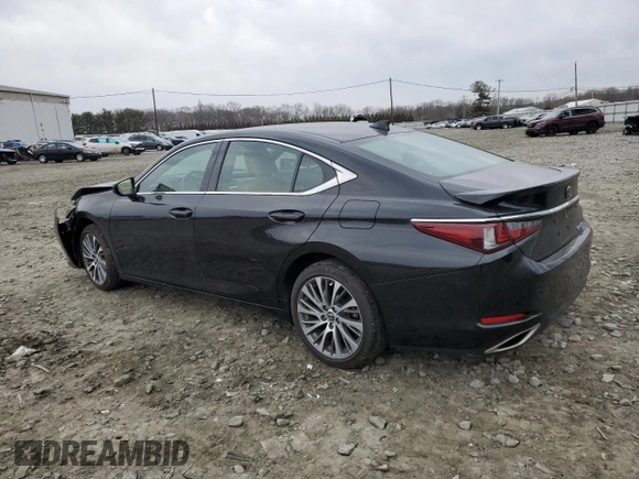 2021 Lexus ES with VIN 58ADZ1B16MU088073, listed as a Copart auction lot 46820675 with 29,598 mi miles and Salvage Title. Bid and sale history available at carsss.com. Image 2.