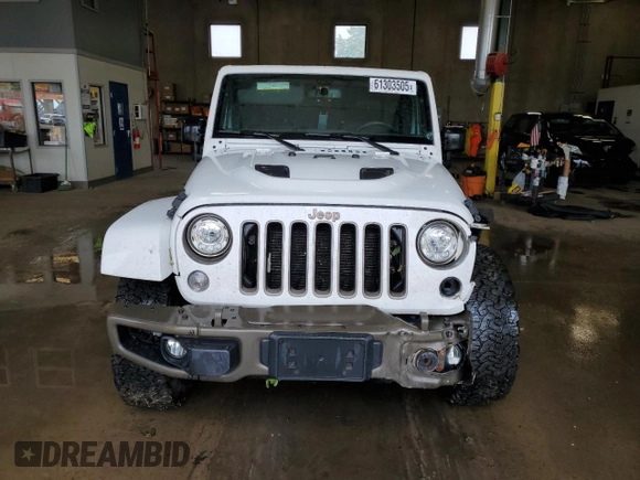 2017 Jeep Wrangler Unlimited 75th Anniversary с VIN 1C4BJWEG9HL532582, выставлен на аукционе Copart как лот 61303505 с пробегом 140 467 миль миль и Списание • Salvage title. История ставок и продаж доступна на DreamBid. Изображение 5.