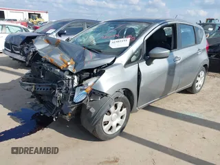 2015 Nissan Note S with VIN 3N1CE2CP9FL421765, listed as a IAAI auction lot 41503191 with 157,474 mi miles and . Bid and sale history available at DreamBid. Image 18.