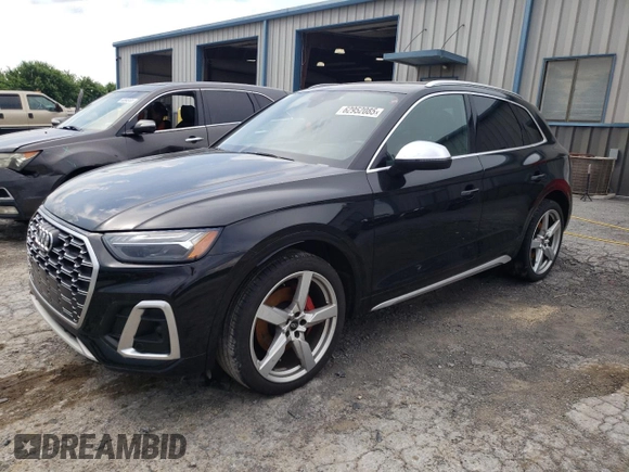 2021 Audi SQ5 Prestige с VIN WA1C4BFYXM2063895, выставлен на аукционе Copart как лот 62952085 с пробегом 49 369 миль миль и Списание • Salvage title. История ставок и продаж доступна на DreamBid. Изображение 1.