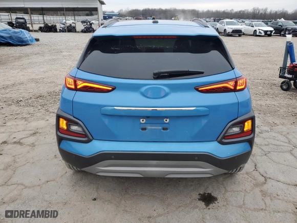 2018 Hyundai Kona Ultimate with VIN KM8K5CA59JU088526, listed as a Copart auction lot 45756415 with 51,756 mi miles and Salvage Title. Bid and sale history available at carsss.com. Image 6.