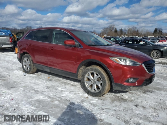 2014 Mazda CX-9 Touring with VIN JM3TB3CV8E0442720, listed as a Copart auction lot 47935705 with 144,281 mi miles and Salvage Title. Bid and sale history available at carsss.com. Image 4.