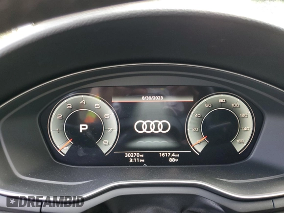 2021 Audi A5 Sportback S line Premium Plus with VIN WAUFACF51MA043108, listed as a Copart auction lot 66177293 with 30,270 mi miles. Bid and sale history available at carsss.com. Image 9.