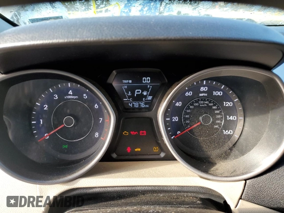 2016 Hyundai Elantra SE with VIN 5NPDH4AE6GH670323, listed as a Copart auction lot 88052915 with 47,876 mi miles and Non Repairable. Bid and sale history available at DreamBid. Image 9.