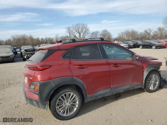 2021 Hyundai Kona SEL Plus with VIN KM8K6CAA7MU602940, listed as a Copart auction lot 82282504 with 45,316 mi miles and Salvage Title. Bid and sale history available at carsss.com. Image 3.