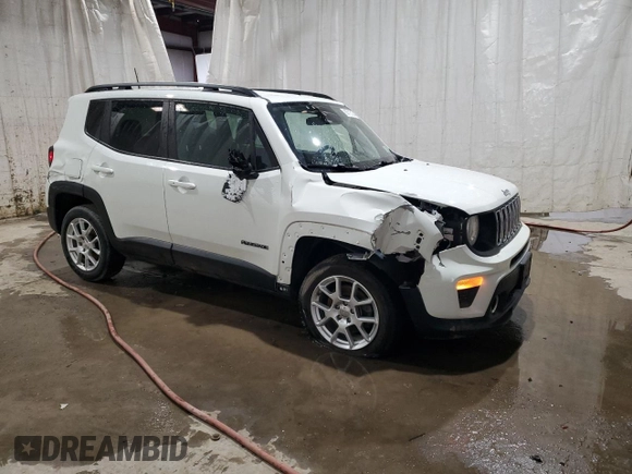 2020 Jeep Renegade Altitude with VIN ZACNJBBB4LPM02855, listed as a Copart auction lot 86715134 with 36,289 mi miles and Salvage title. Bid and sale history available at DreamBid. Image 4.
