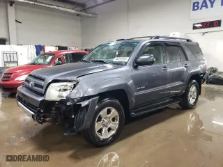 2004 Toyota 4Runner SR5 with VIN JTEBU14RX48022456, listed as a Copart auction lot 46852855 with NaN miles and Salvage Title. Bid and sale history available at carsss.com. Image 1.