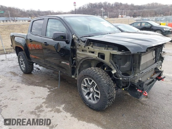 2022 GMC Canyon 4WD AT4 with VIN 1GTG6FEN0N1249453, listed as a IAAI auction lot 41513689 with 44,285 mi miles and . Bid and sale history available at carsss.com. Image 1.