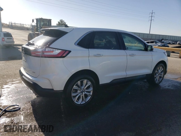 2021 Ford Edge Titanium with VIN 2FMPK4K91MBA27073, listed as a Copart auction lot 51776575 with 113,559 mi miles and Clean title. Bid and sale history available at DreamBid. Image 3.