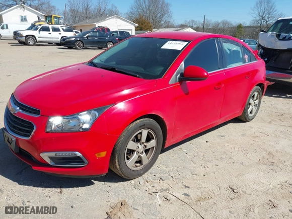 2016 Chevrolet Cruze Limited LT with VIN 1G1PE5SB0G7224942, listed as a IAAI auction lot 41635960 with 104,384 mi miles. Bid and sale history available at carsss.com. Image 2.