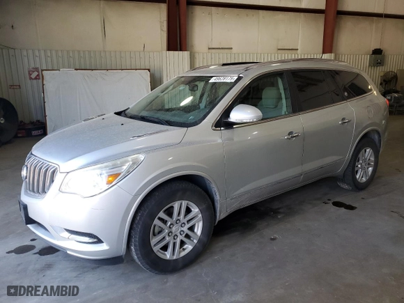 2015 Buick Enclave Convenience with VIN 5GAKRAKD9FJ121246, listed as a Copart auction lot 49628175 with 111,804 mi miles and Salvage Title. Bid and sale history available at carsss.com. Image 1.
