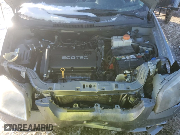 2010 Chevrolet Aveo 2LT with VIN KL1TG5DE0AB133737, listed as a Copart auction lot 41803265 with 150,570 mi miles and Salvage title. Bid and sale history available at DreamBid. Image 11.