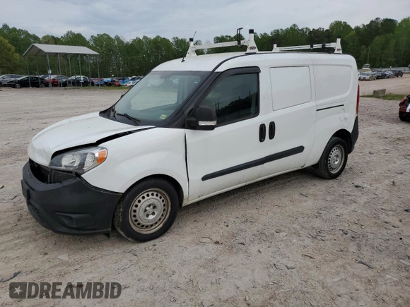 2017 Ram ProMaster City Cargo Tradesman with VIN ZFBERFAB5H6D68185, listed as a Copart auction lot 87757165 with 88,922 mi miles and Salvage Title. Bid and sale history available at DreamBid. Image 1.