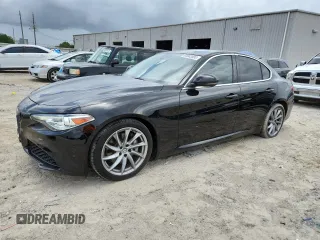 2017 Alfa Romeo Giulia with VIN ZARFAEBN9H7539951, listed as a Copart auction lot 61043305 with 110,596 mi miles and Clean title. Bid and sale history available at DreamBid. Image 1.