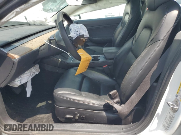 2021 Tesla Model 3 Standard Range Plus with VIN 5YJ3E1EA1MF871986, listed as a Copart auction lot 53389475 with Not Provided miles and Salvage Title. Bid and sale history available at DreamBid. Image 7.
