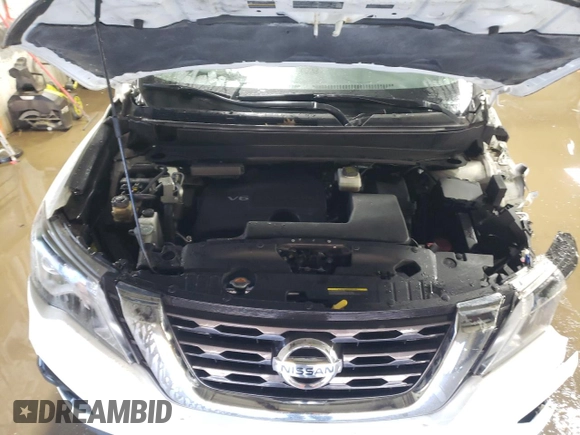 2019 Nissan Pathfinder S with VIN 5N1DR2MM8KC596326, listed as a Copart auction lot 48742555 with 71,577 mi miles and Salvage title. Bid and sale history available at DreamBid. Image 11.