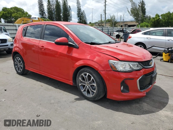 2017 Chevrolet Sonic LT with VIN 1G1JD6SB5H4142044, listed as a Copart auction lot 61571555 with 116,008 mi miles and Salvage title. Bid and sale history available at DreamBid. Image 4.