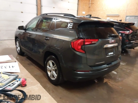 2019 GMC Terrain SLE with VIN 3GKALMEV4KL359787, listed as a IAAI auction lot 41320138 with 106,234 mi miles and . Bid and sale history available at DreamBid. Image 3.