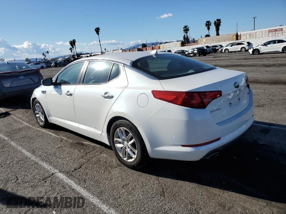 2013 Kia Optima LX with VIN KNAGM4A73D5351416, listed as a Copart auction lot 48434925 with 120,470 mi miles and Clean Title. Bid and sale history available at carsss.com. Image 2.