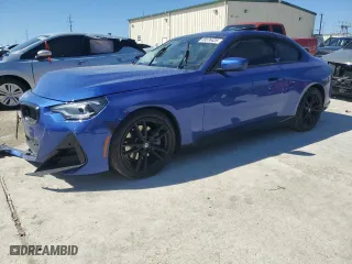 2024 BMW 2 Series 230i with VIN 3MW23CM08R8E17491, listed as a Copart auction lot 48576425 with 10,150 mi miles and Salvage Title. Bid and sale history available at carsss.com. Image 1.
