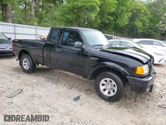 2005 Ford Ranger XL with VIN 1FTYR14U05PA04687, listed as a Copart auction lot 53953025 with 97,792 mi miles and Salvage title. Bid and sale history available at DreamBid. Image 4.