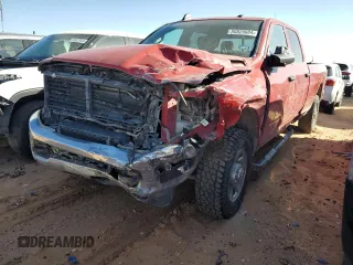 2021 Ram 2500 Tradesman with VIN 3C6UR5HL7MG580228, listed as a Copart auction lot 80829084 with 112,456 mi miles and Salvage Title. Bid and sale history available at carsss.com. Image 1.