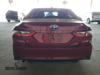 2021 Toyota Camry Hybrid LE with VIN 4T1C31AK6MU557645, listed as a Copart auction lot 53958735 with 72,221 mi miles and Salvage Title. Bid and sale history available at carsss.com. Image 6.