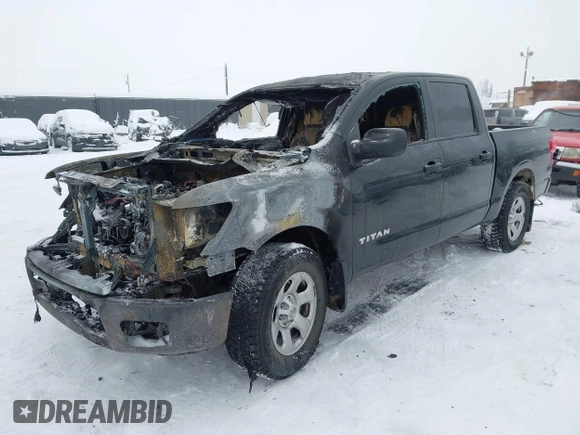 2017 Nissan Titan S with VIN 1N6AA1EJ8HN554987, listed as a IAAI auction lot 41517292 with Not Provided miles. Bid and sale history available at carsss.com. Image 2.