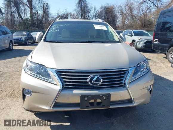 2014 Lexus RX 350 with VIN JTJBK1BA2E2039891, listed as a IAAI auction lot 41758819 with 139,776 mi miles and . Bid and sale history available at DreamBid. Image 13.