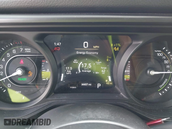 2024 Jeep Wrangler Sport S with VIN 1C4RJXN60RW208013, listed as a IAAI auction lot 42117388 with 34,407 mi miles and . Bid and sale history available at DreamBid. Image 7.