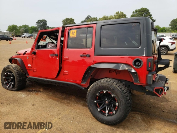 2018 Jeep Wrangler JK Unlimited Sport S with VIN 1C4HJWDG7JL875196, listed as a Copart auction lot 48335044 with 0 mi miles and Salvage Title. Bid and sale history available at carsss.com. Image 2.