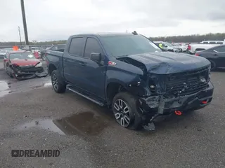 2019 Chevrolet Silverado 1500 LT Trail Boss with VIN 1GCPYFED9KZ314198, listed as a IAAI auction lot 41962108 with 74,858 mi miles and . Bid and sale history available at DreamBid. Image 1.