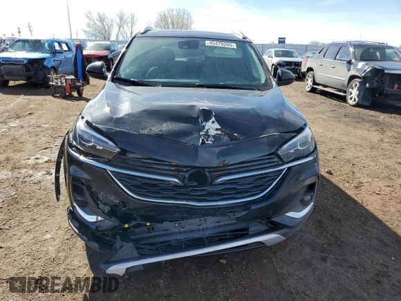 2023 Buick Encore GX Essence with VIN KL4MMFSL6PB116120, listed as a Copart auction lot 45470265 with 3,346 mi miles and Salvage title. Bid and sale history available at DreamBid. Image 5.