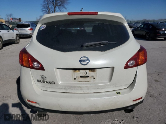 2010 Nissan Murano SL с VIN JN8AZ1MUXAW004959, выставлен на аукционе Copart как лот 41992895 с пробегом 169 739 миль миль и Списание • Salvage title. История ставок и продаж доступна на DreamBid. Изображение 6.