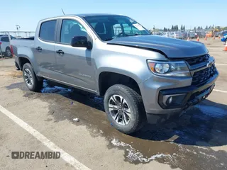 2021 Chevrolet Colorado 4WD Z71 with VIN 1GCGTDEN9M1249916, listed as a IAAI auction lot 41947042 with 26,842 mi miles. Bid and sale history available at carsss.com. Image 1.