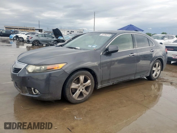 2012 Acura TSX Tech Pkg with VIN JH4CU2F65CC030783, listed as a Copart auction lot 55764515 with 186,970 mi miles and Clean Title. Bid and sale history available at carsss.com. Image 1.