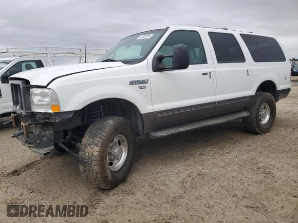 2001 Ford Excursion XLT с VIN 1FMNU40F11EB23604, выставлен на аукционе Copart как лот 81528794 с пробегом 196 555 миль миль и Списание • Salvage title. История ставок и продаж доступна на DreamBid. Изображение 1.