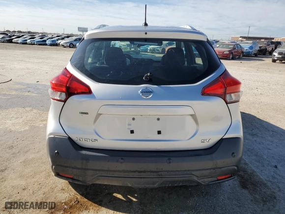 2020 Nissan Kicks SV with VIN 3N1CP5CV8LL489268, listed as a Copart auction lot 48695025 with 81,235 mi miles and Salvage Title. Bid and sale history available at carsss.com. Image 6.