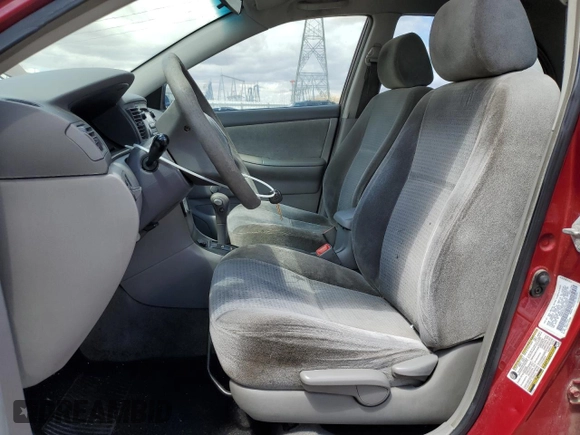 2005 Toyota Corolla CE with VIN 1NXBR32E65Z466021, listed as a Copart auction lot 55842365 with 299,999 mi miles and Clean Title. Bid and sale history available at DreamBid. Image 7.