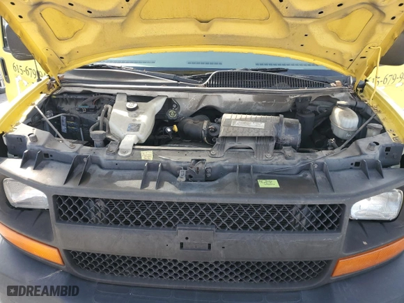 2008 Chevrolet Express Cargo Van with VIN 1GCFG15X381179884, listed as a Copart auction lot 45598335 with 302,445 mi miles and Clean Title. Bid and sale history available at carsss.com. Image 12.